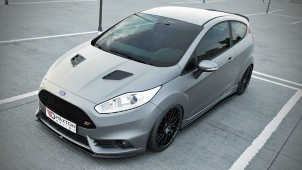 MAXTON DESIGN - Spoiler pod Predný náraznik   (Cupra) Ford Fiesta ST Mk7 FL , Čierny lesk – Obrázok 3