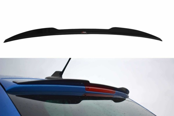 MAXTON DESIGN - Predlženie spoilera  Skoda Octavia RS Mk2 / Mk2 FL Combi , Čierny lesk Maxton ABS CAP