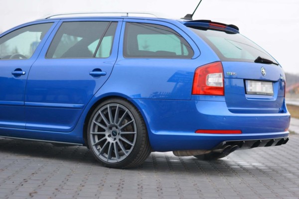 MAXTON DESIGN - Predlženie spoilera  Skoda Octavia RS Mk2 / Mk2 FL Combi , Čierny lesk Maxton ABS CAP – Obrázok 4