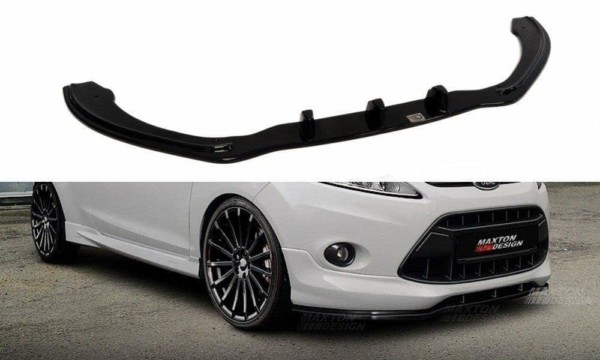 MAXTON DESIGN - Spoiler pod Predný náraznik   Ford Fiesta ST-Line Mk7 , Čierny lesk