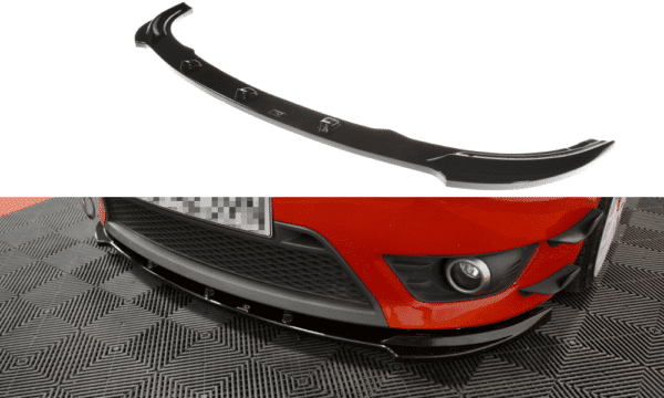 MAXTON DESIGN - Spoiler pod Predný náraznik   V.1 Ford Fiesta ST Mk6 , Čierny lesk