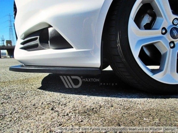 MAXTON DESIGN - Spoiler pod Predný náraznik   V.1 Ford Fiesta ST Mk7 FL , Čierny lesk 
723

 Plus – Obrázok 3