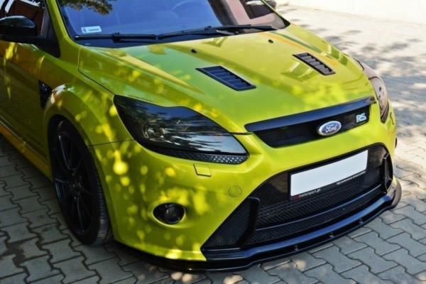 MAXTON DESIGN - Spoiler pod Predný náraznik   V.1 Ford Focus RS Mk2 , Čierny lesk – Obrázok 4
