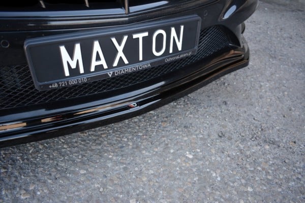 MAXTON DESIGN - Spoiler pod Predný náraznik   V.1 MERCEDES-BENZ S-CLASS AMG-LINE W222 , Čierny lesk – Obrázok 4