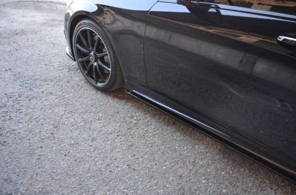 MAXTON DESIGN - Lišty pod prahy MERCEDES-BENZ S-CLASS AMG-LINE W222 , Čierny lesk – Obrázok 4