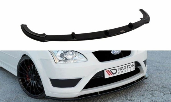 MAXTON DESIGN - Spoiler pod Predný náraznik   V.1 Ford Focus ST Mk2 , Čierny lesk