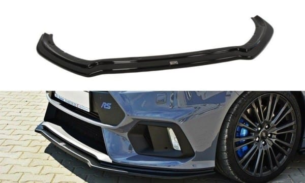 MAXTON DESIGN - Spoiler pod Predný náraznik   V.4 Ford Focus RS Mk3 , Čierny lesk 
734