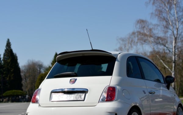 MAXTON DESIGN - Predlženie spoilera FIAT 500 ABARTH MK1 , Čierny lesk 
Maxton ABS CAP – Obrázok 4