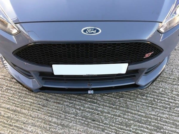 MAXTON DESIGN - Spoiler pod Predný náraznik   Ford Focus ST Mk3 FL (Cupra) , Čierny lesk – Obrázok 4