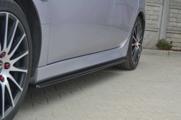 MAXTON DESIGN - Lišty pod prahy MAZDA 6 MK2 SPORT HATCH (GH-SERIES) PREFACE , Čierny lesk – Obrázok 3