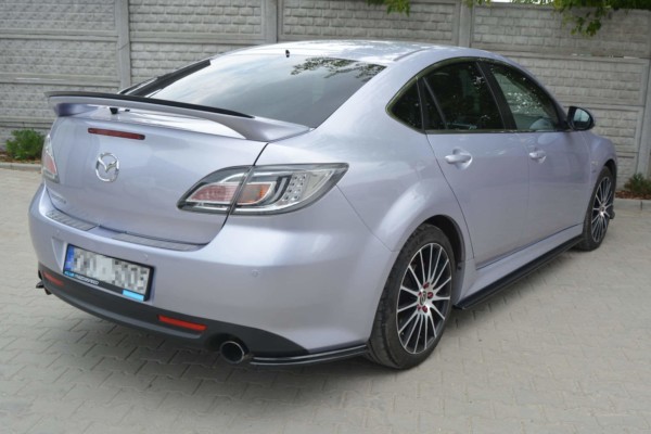 MAXTON DESIGN - Predlženie spoilera MAZDA 6 MK2 SPORT HATCH (GH-SERIES) PREFACE , Čierny lesk 
Maxton ABS CAP – Obrázok 4