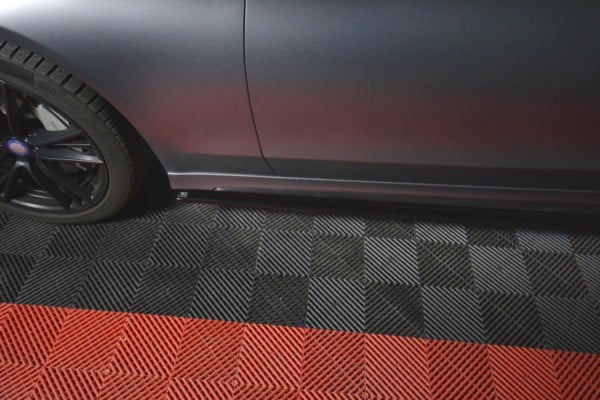 MAXTON DESIGN - Lišty pod prahy MERCEDES- BENZ C-CLASS W205 COUPE AMG-LINE , Čierny lesk – Obrázok 3