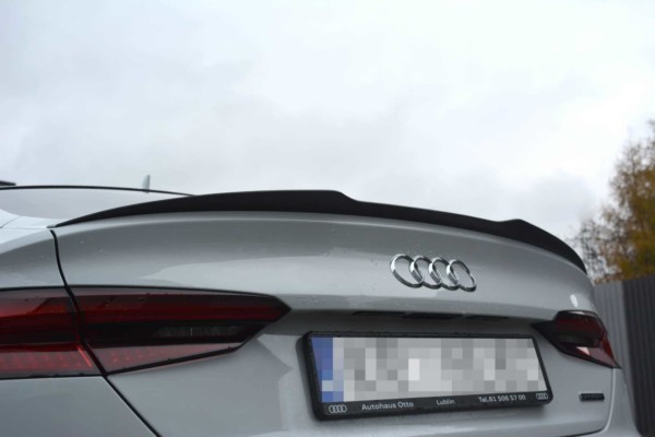 MAXTON DESIGN - Predlženie spoilera  Audi A5 S-Line F5 Sportback , Čierny lesk – Obrázok 3