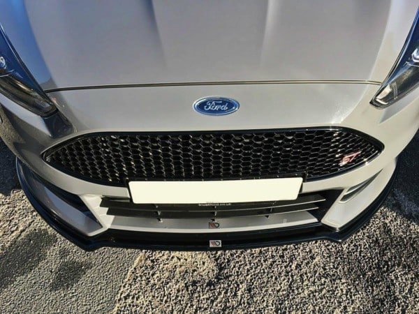 MAXTON DESIGN - Spoiler pod Predný náraznik   V.3 Ford Focus ST Mk3 FL , Čierny lesk – Obrázok 3