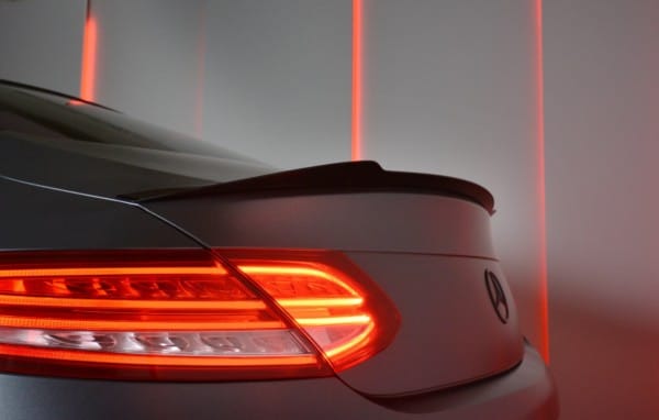 MAXTON DESIGN - Predlženie spoilera MERCEDES- BENZ C-CLASS W205 COUPE AMG-LINE , Čierny lesk – Obrázok 2