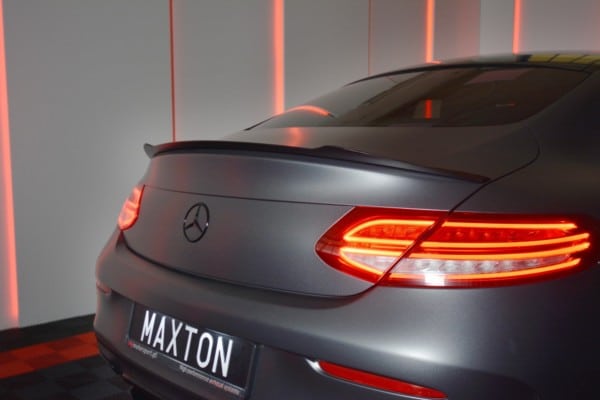 MAXTON DESIGN - Predlženie spoilera MERCEDES- BENZ C-CLASS W205 COUPE AMG-LINE , Čierny lesk – Obrázok 4