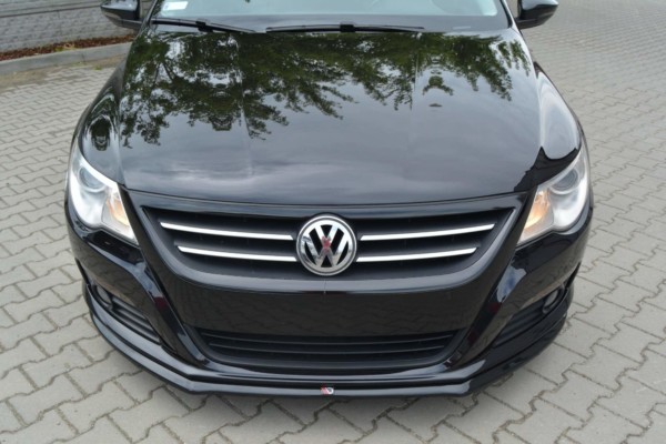 MAXTON DESIGN - Spoiler pod Predný náraznik   V.2 VW PASSAT CC STANDARD , Čierny lesk