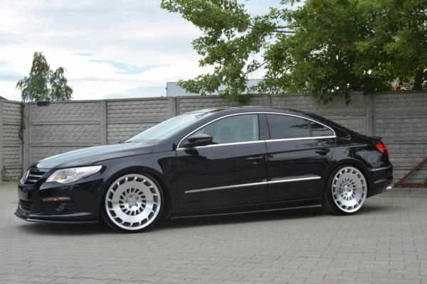 MAXTON DESIGN - Lišty pod prahy VW PASSAT CC STANDARD , Čierny lesk – Obrázok 3
