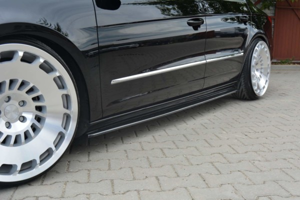 MAXTON DESIGN - Lišty pod prahy VW PASSAT CC STANDARD , Čierny lesk – Obrázok 2