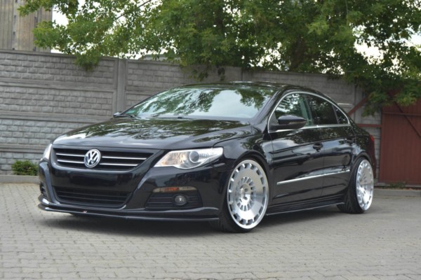 MAXTON DESIGN - Lišty pod prahy VW PASSAT CC STANDARD , Čierny lesk – Obrázok 4