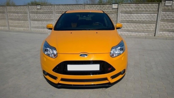 MAXTON DESIGN - Spoiler pod Predný náraznik   V.1 Ford Focus ST Mk3 , Čierny lesk – Obrázok 2