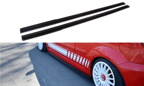 MAXTON DESIGN - Lišty pod prahy Ford Fiesta ST Mk6 , Čierny lesk