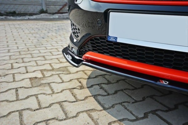 MAXTON DESIGN - Spoiler pod Predný náraznik   V.2 Ford Focus ST-Line Mk3 FL , Čierny lesk – Obrázok 3