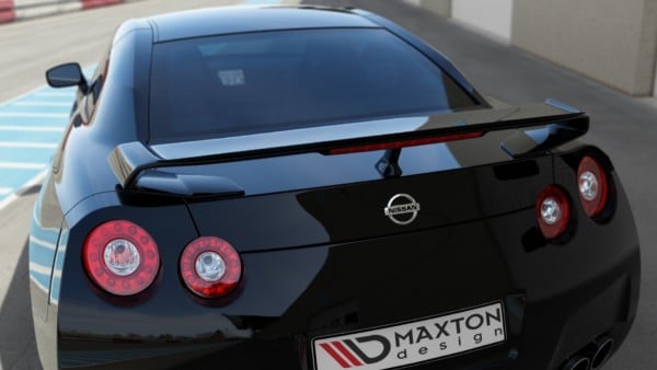 MAXTON DESIGN - Predlženie spoilera NISSAN GT-R PREFACE COUPE (R35-SERIES) , Čierny lesk 
Maxton ABS CAP – Obrázok 4