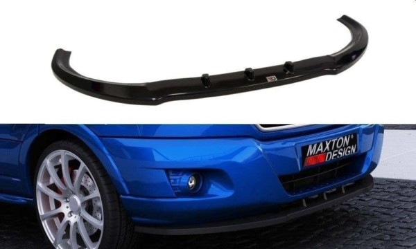 MAXTON DESIGN - Spoiler pod Predný náraznik   FORD TRANSIT MK8 , Čierny lesk