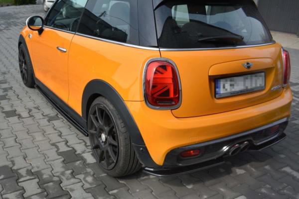 MAXTON DESIGN - Lišty pod prahy MINI COOPER S MK3 PREFACE 3-DOOR (F56) , Čierny lesk – Obrázok 4