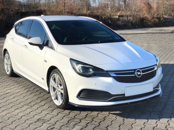 MAXTON DESIGN - Spoiler pod Predný náraznik   V.1 OPEL ASTRA K OPC-LINE , Čierny lesk – Obrázok 3