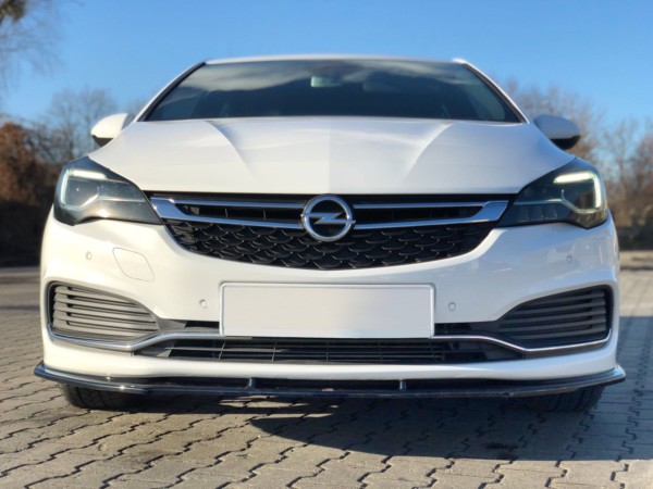 MAXTON DESIGN - Spoiler pod Predný náraznik   V.1 OPEL ASTRA K OPC-LINE , Čierny lesk – Obrázok 2