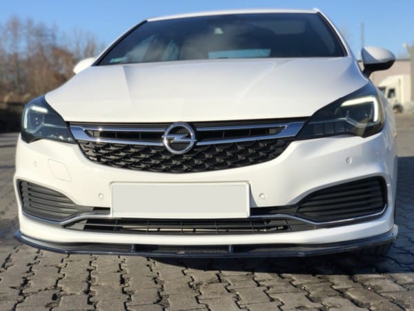 MAXTON DESIGN - Spoiler pod Predný náraznik   V.1 OPEL ASTRA K OPC-LINE , Čierny lesk – Obrázok 4