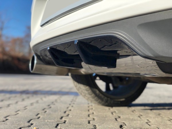 MAXTON DESIGN - Difúzor zadného náraznika  FORD OPEL ASTRA K OPC-LINE , Čierny lesk – Obrázok 4