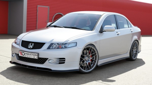 MAXTON DESIGN - Spoiler pod Predný náraznik   HONDA ACCORD VII TYPE-S , Čierny lesk – Obrázok 2
