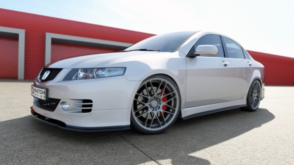 MAXTON DESIGN - Spoiler pod Predný náraznik   HONDA ACCORD VII TYPE-S , Čierny lesk – Obrázok 3