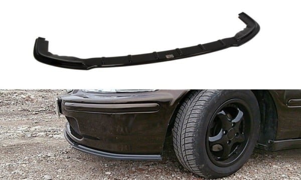 MAXTON DESIGN - Spoiler pod Predný náraznik   HONDA CIVIC MK6 EJ9 , Čierny lesk