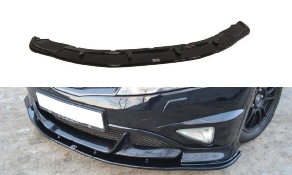 MAXTON DESIGN - Spoiler pod Predný náraznik   HONDA CIVIC VIII TYPE R GP , Čierny lesk