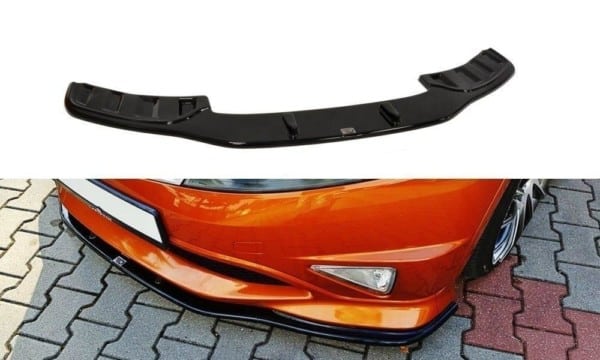 MAXTON DESIGN - Spoiler pod Predný náraznik   HONDA CIVIC VIII TYPE S/R , Čierny lesk