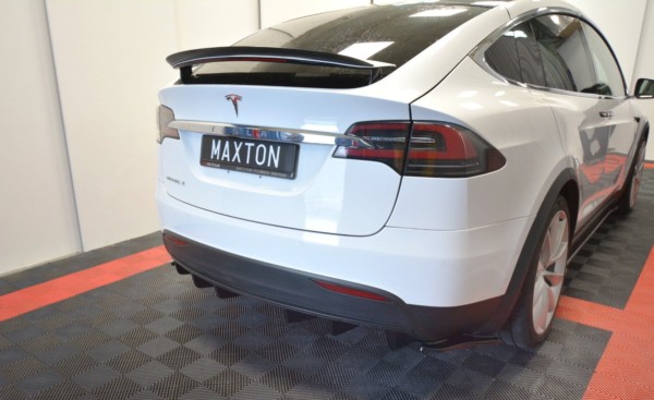 MAXTON DESIGN - Difúzor zadného náraznika  TESLA MODEL X , Čierny lesk – Obrázok 2