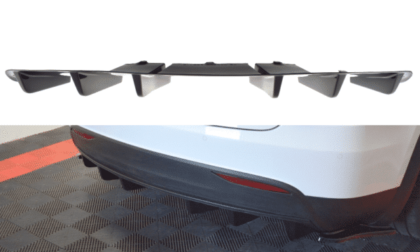 MAXTON DESIGN - Difúzor zadného náraznika TESLA MODEL X , Čierny lesk