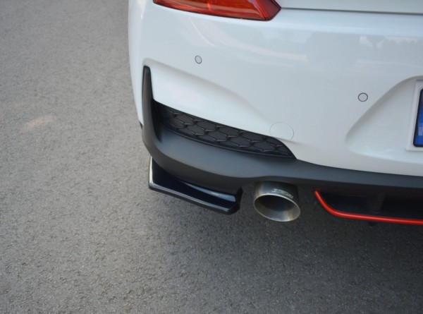 MAXTON DESIGN - Bočné difúzory zadného náraznika HYUNDAI I30 Mk3 N , Čierny lesk – Obrázok 4