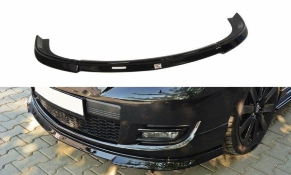 MAXTON DESIGN - Spoiler pod Predný náraznik   MAZDA 3 MPS MK1 (PREFACE) , Čierny lesk
