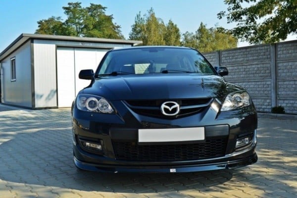 MAXTON DESIGN - Spoiler pod Predný náraznik   MAZDA 3 MPS MK1 (PREFACE) , Čierny lesk – Obrázok 5