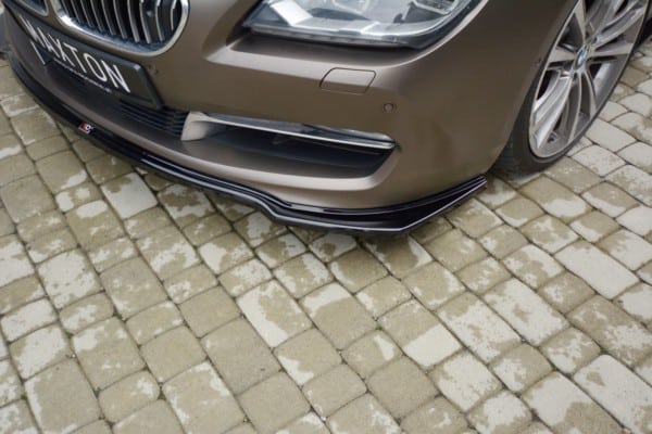 MAXTON DESIGN - Spoiler pod Predný náraznik   vhodné pre BMW 6 GRAN COUPĂ‰ , Čierny lesk – Obrázok 3