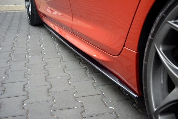 MAXTON DESIGN - Lišty pod prahy vhodné pre BMW M6 GRAN COUPĂ‰ , Čierny lesk – Obrázok 4