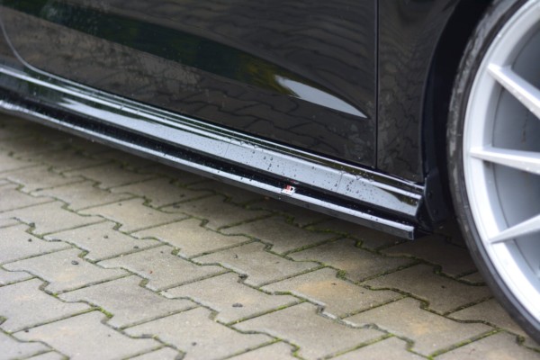 MAXTON DESIGN - Lišty pod prahy Audi S3 / A3 S-Line 8V / 8V FL Hatchback , Čierny lesk – Obrázok 4
