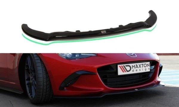 MAXTON DESIGN - Spoiler pod Predný náraznik   v.2 Mazda MX-5 IV , Čierny lesk