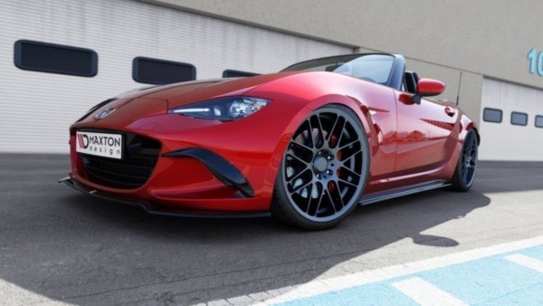 MAXTON DESIGN - Spoiler pod Predný náraznik   v.2 Mazda MX-5 IV , Čierny lesk – Obrázok 2