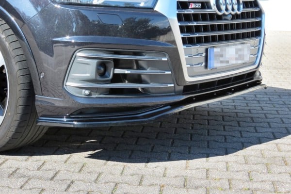 MAXTON DESIGN - Spoiler pod Predný náraznik Audi SQ7 / Q7 S-Line Mk.2 , Čierny lesk – Obrázok 3